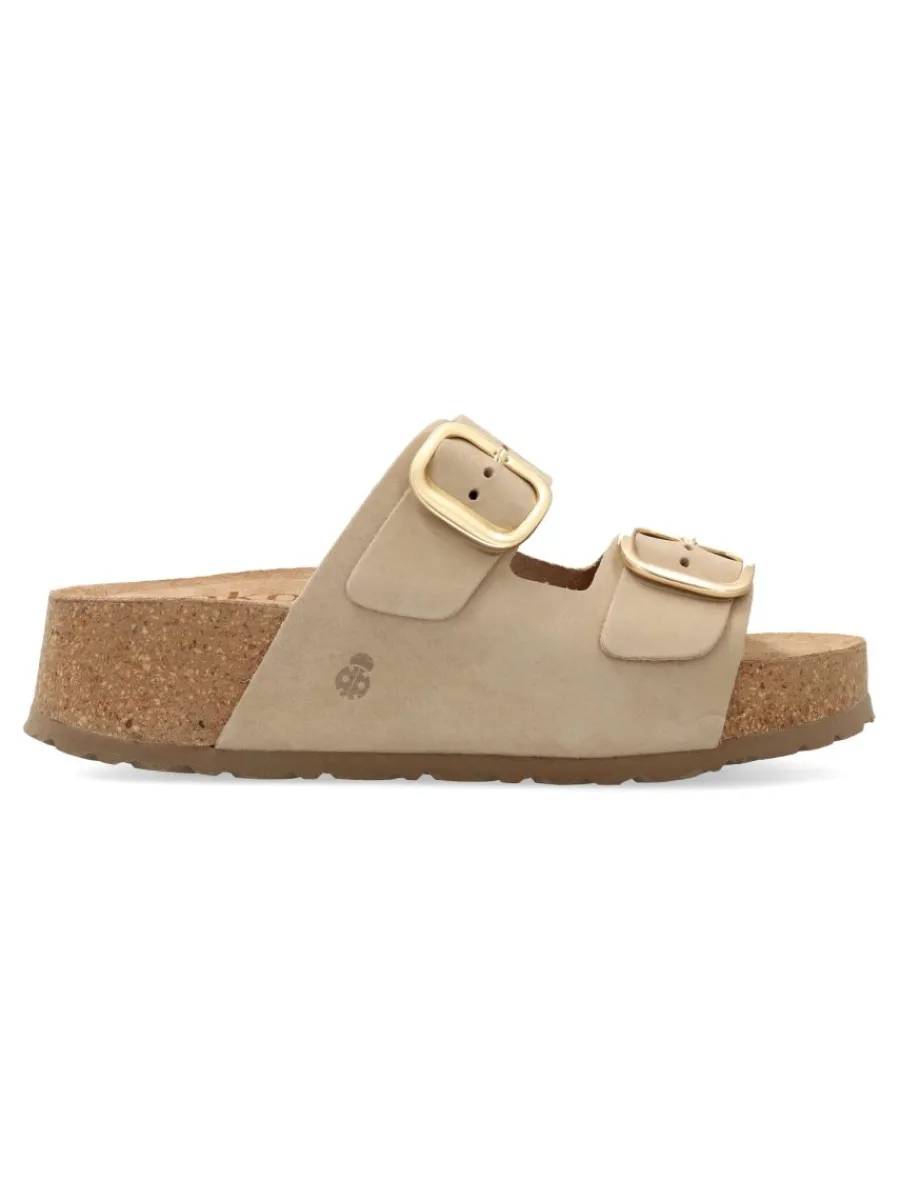 Online YOKONO Sandalia bio plataforma piel nobuck