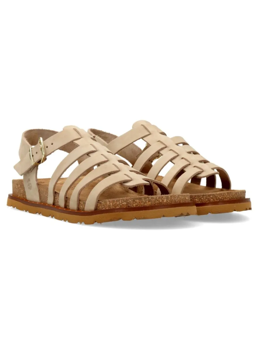 Clearance YOKONO Sandalia cangrejera piel nobuk mujer